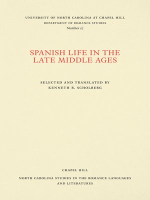 cover image of Spanish Life in the Late Middle Ages